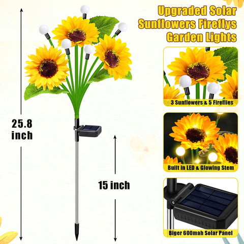 EDOF garden stake setup in your yard offers quick, tool-free installation.