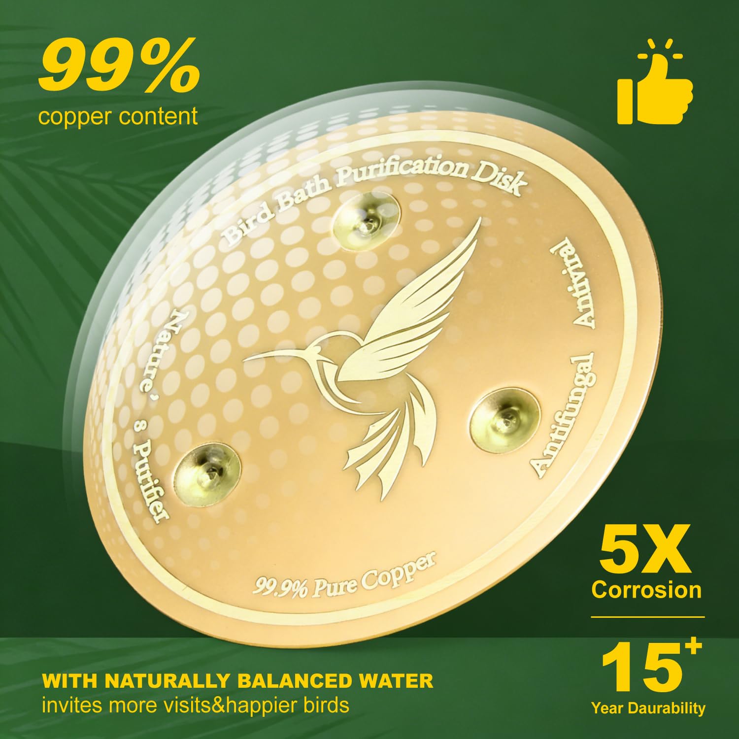 Edrifyah all-metal durability withstands year-round outdoor use