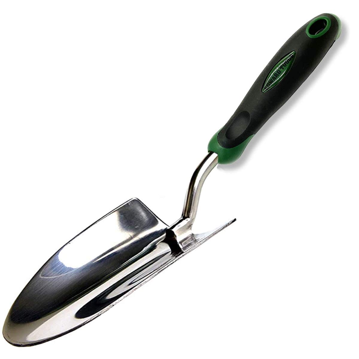 Edward Tools Bend-Proof Garden Trowel in full view for heavy-duty digging.