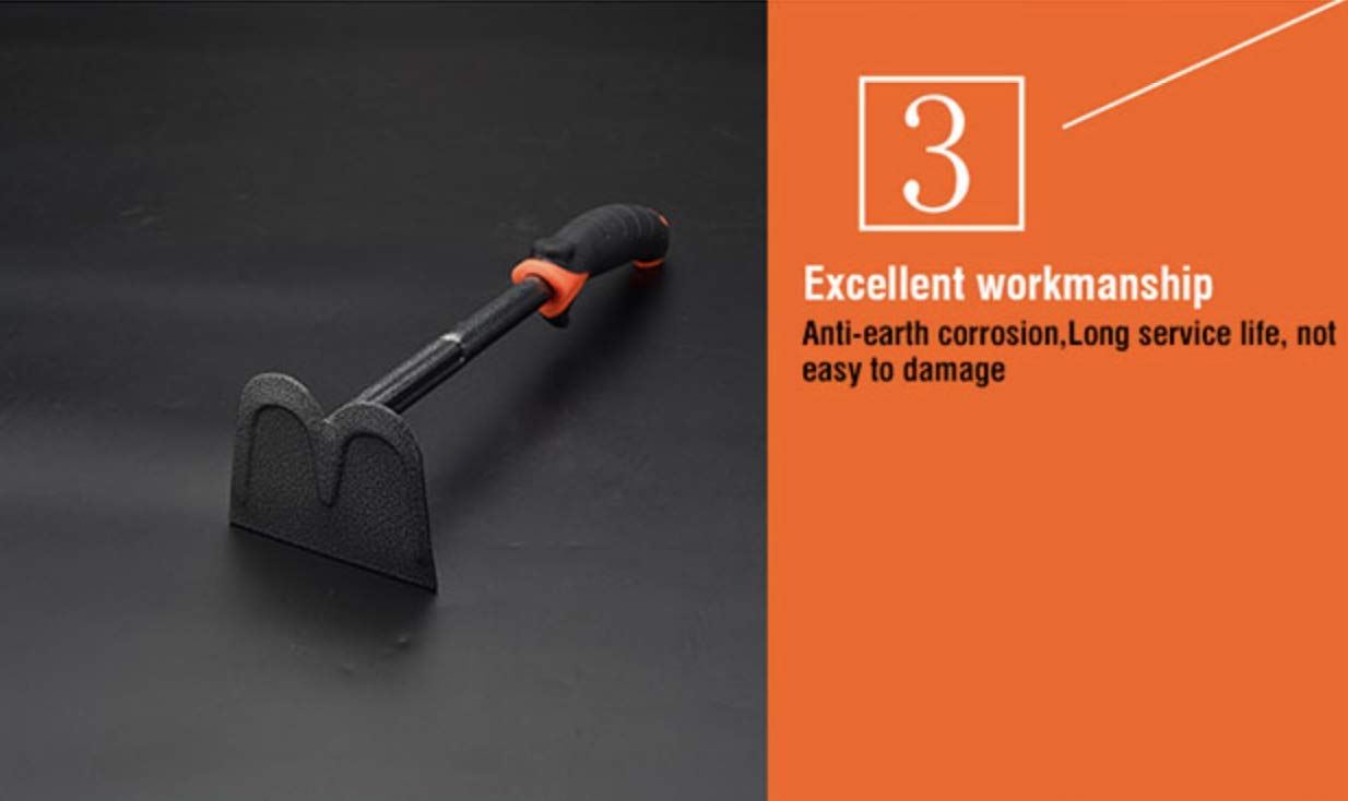 Edward Tools hand hoe with powder-coated finish resisting rust in outdoor use