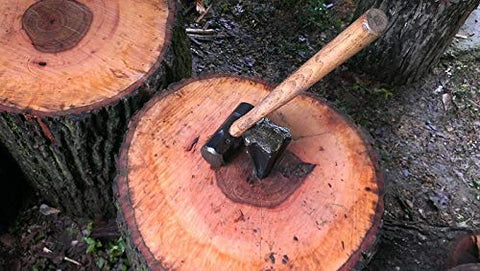 Edward Tools lifetime-warranty wedge ensures long-lasting log splitting performance