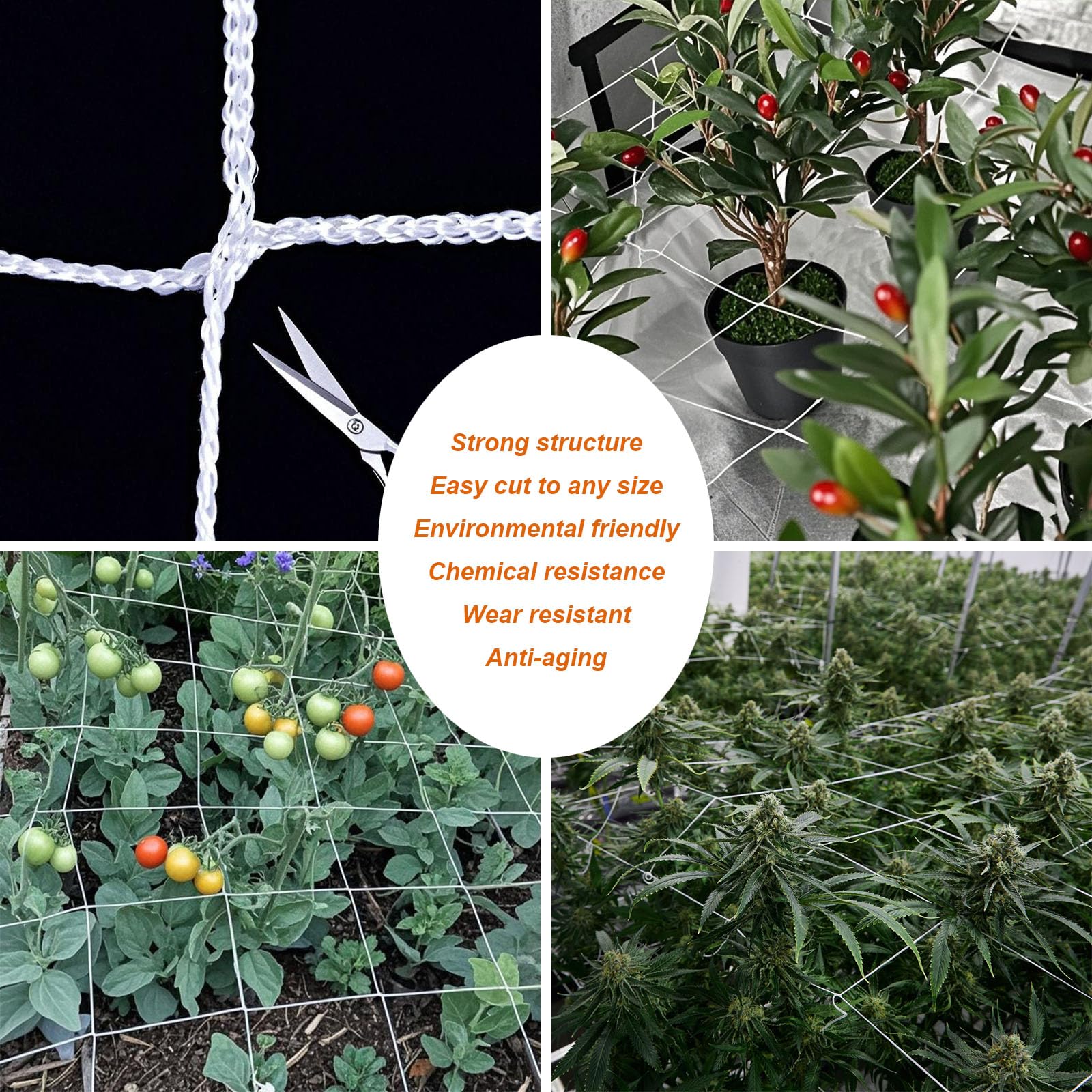 EDYCARX eco-friendly, reusable garden netting for sustainable gardening.