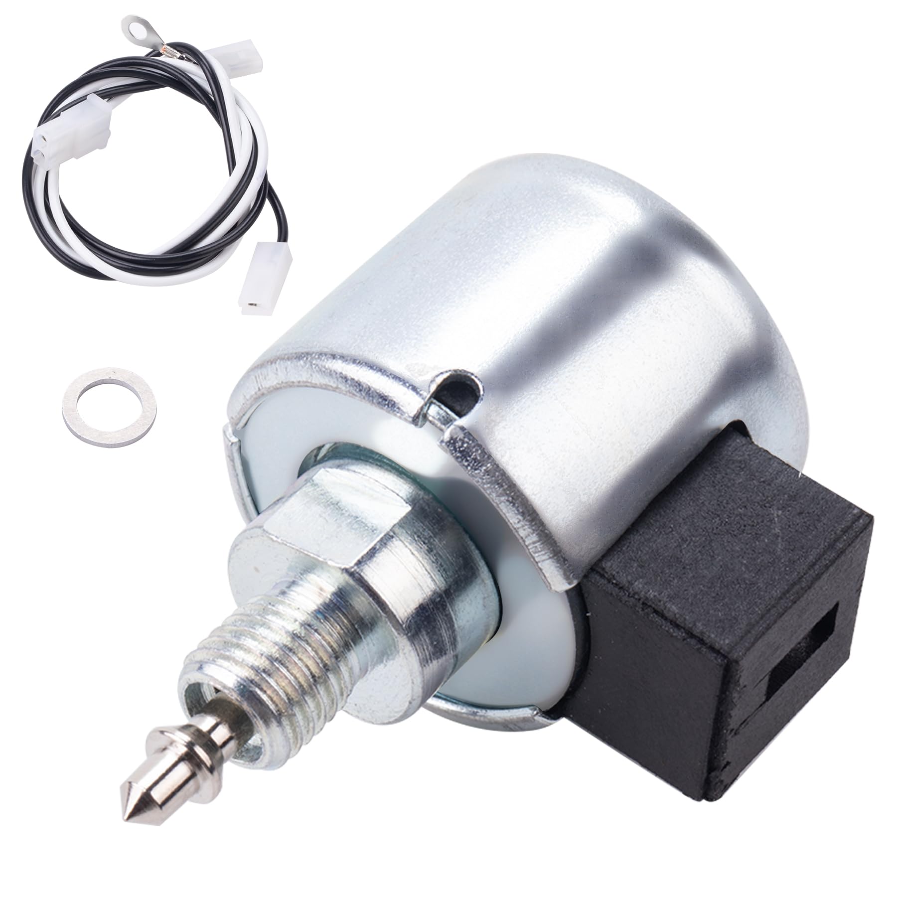 eeaee 846639 fuel shut-off solenoid valve ready for replacement on lawn tractors