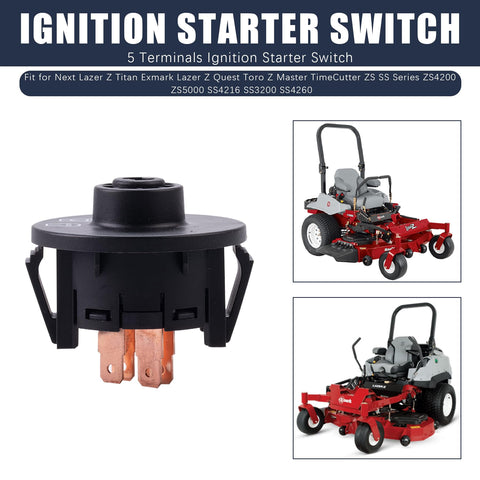 eeaee ignition starter switch compatibility guide with Toro and Exmark mowers