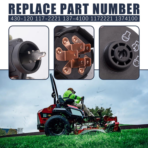 eeaee ignition starter switch waterproof cap keys protect against moisture