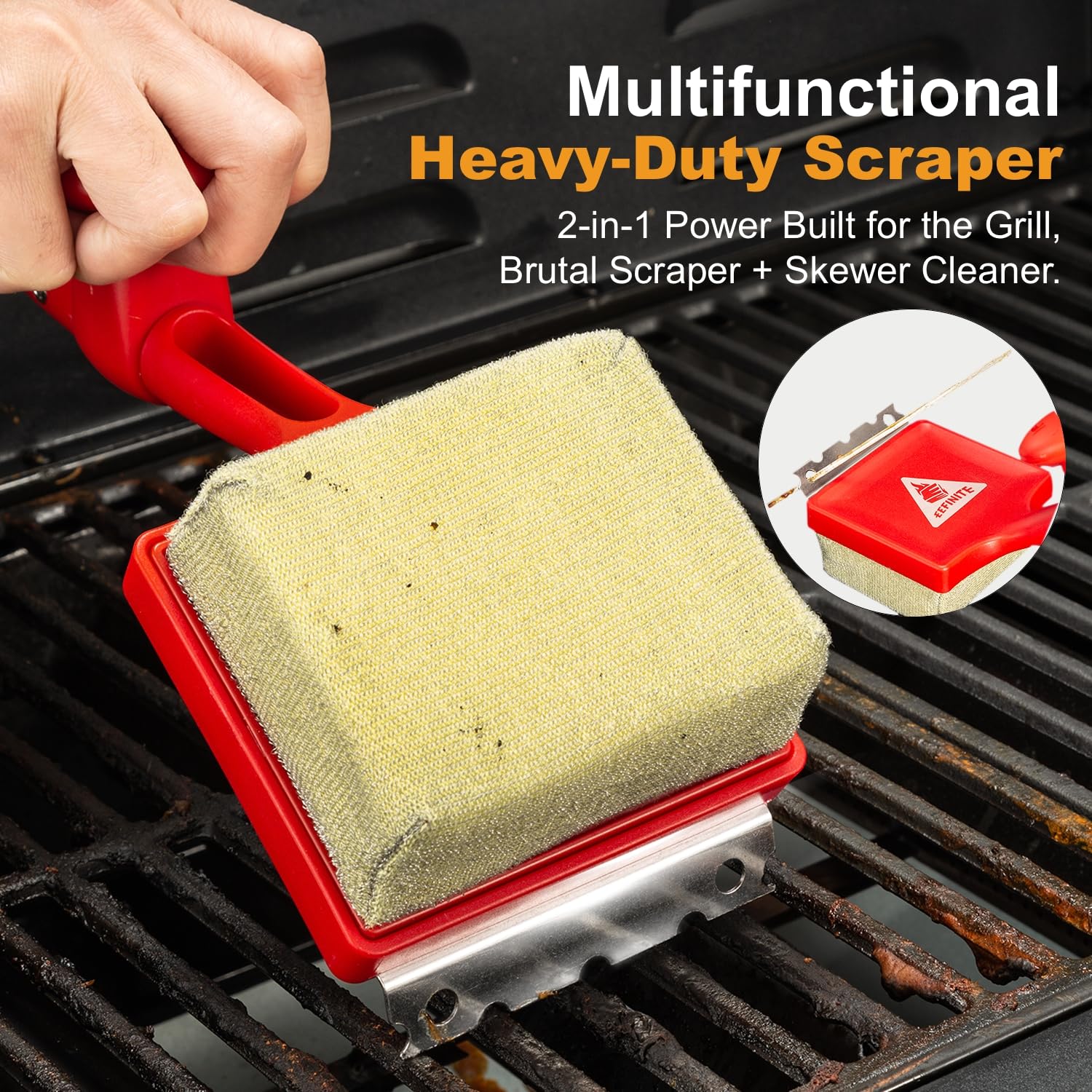 EEFINITE professional-grade handle with rotary knob for extra pressure