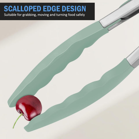 EEKEDO 12-inch tongs reach across grills safely