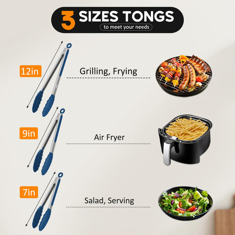 EEKEDO ergonomic cushioned handle provides comfortable cooking