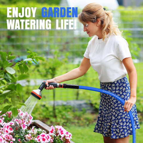 EOOIO non-expanding hose material with durable rubber and PVC layers.