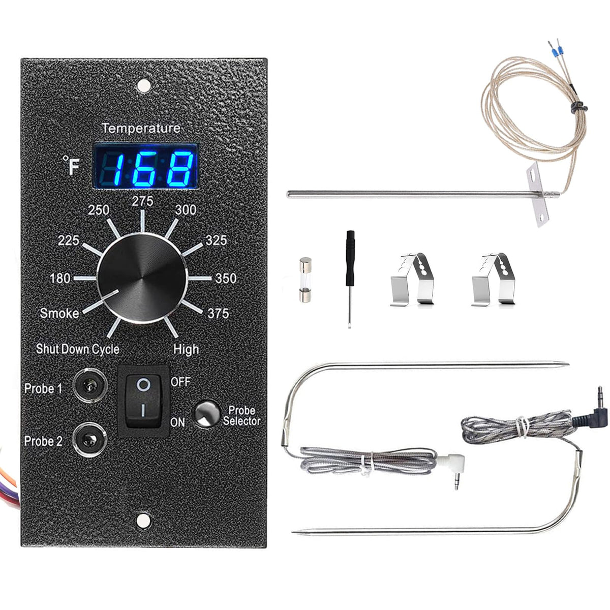 Eeranzoy Traeger thermostat kit front panel for precise grilling control.