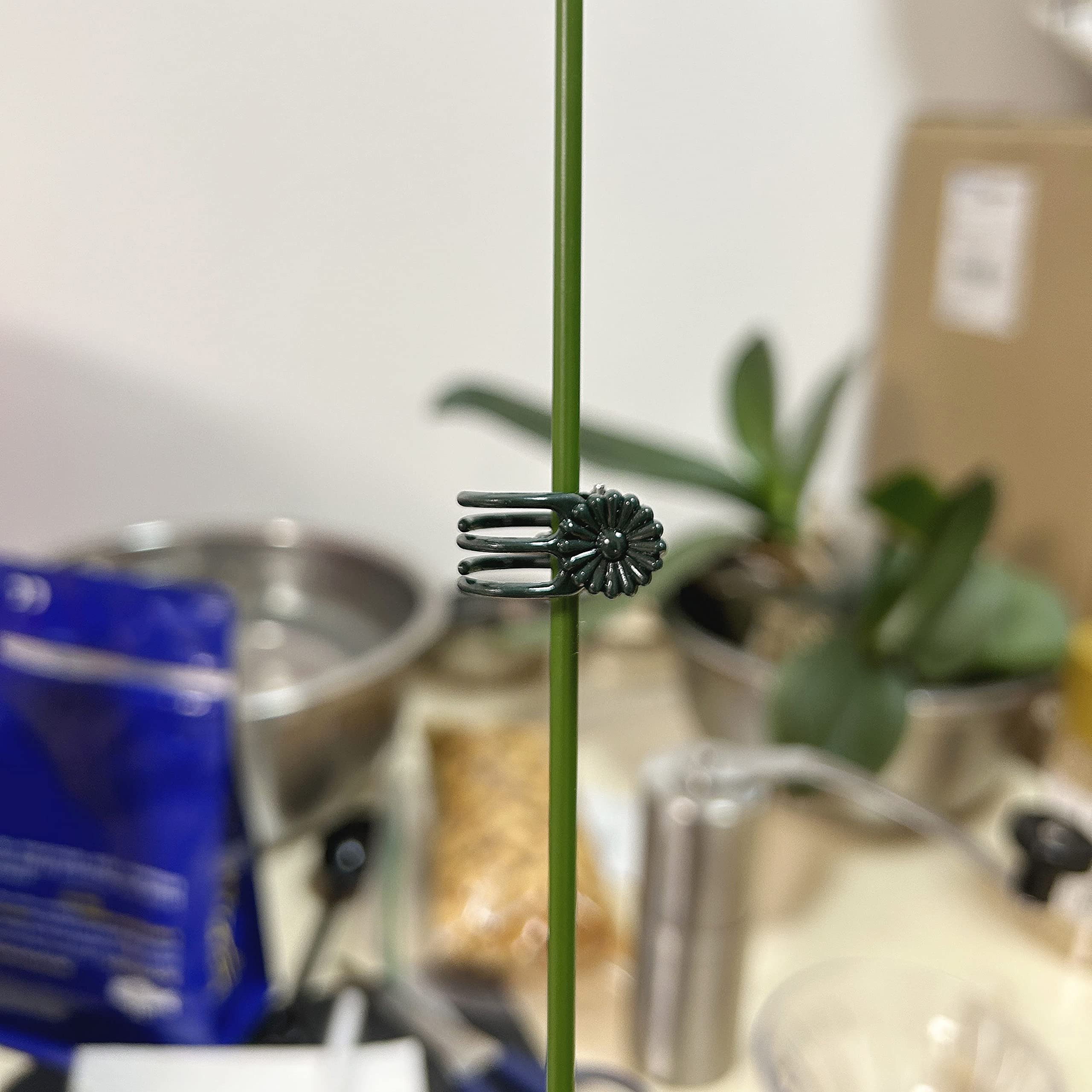 EESC2Y orchid clips blend with dark green stems for discreet support