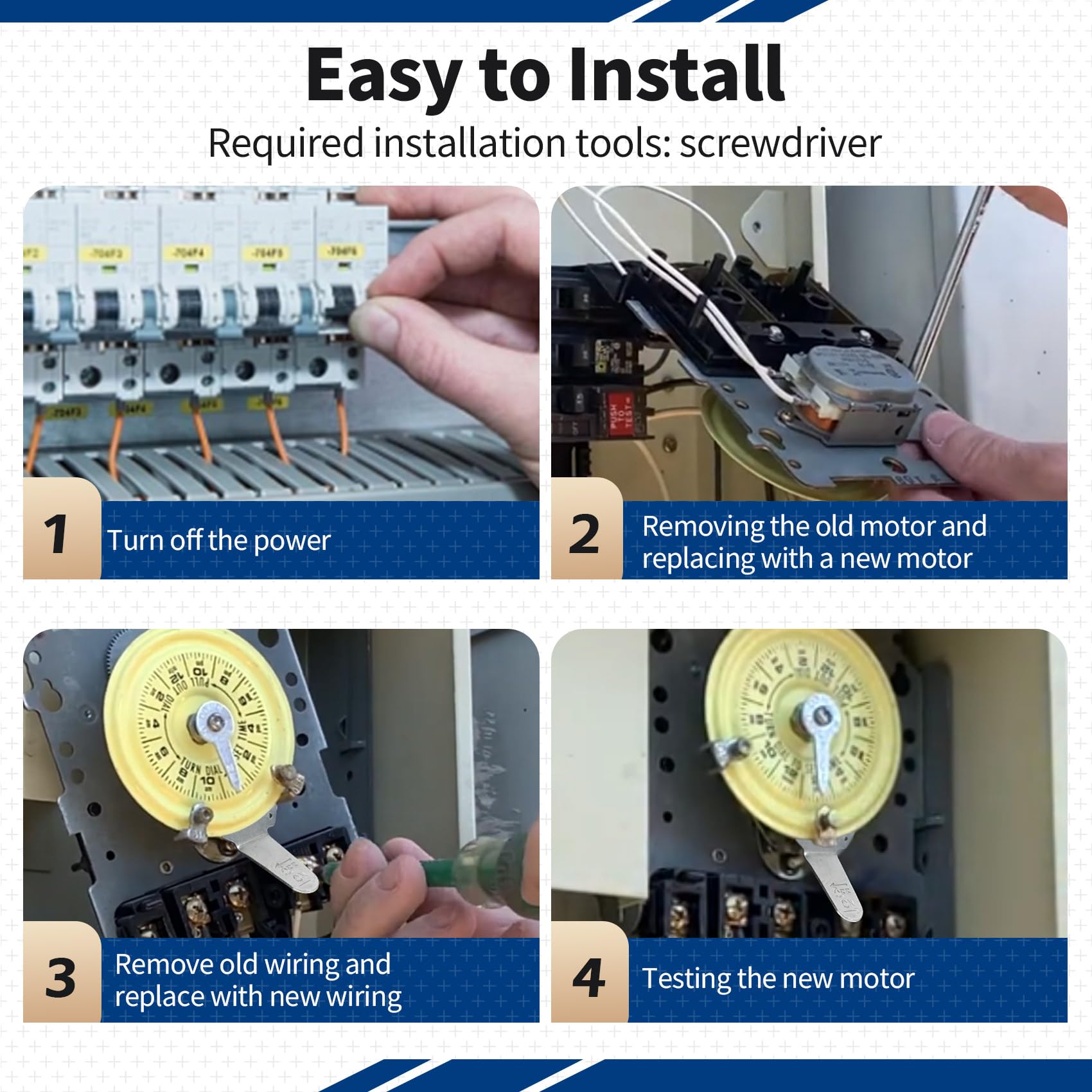 E ETO ENREGYTO shows easy-install steps for quick replacement and reduced downtime.