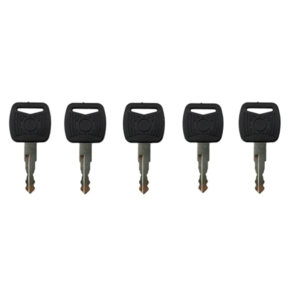 Eeyhooer ignition key for Terex equipment backup keys for field service.