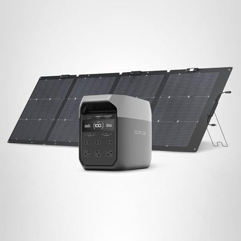 EF ECOFLOW Delta 3 IP65-rated battery pack withstands outdoor elements.