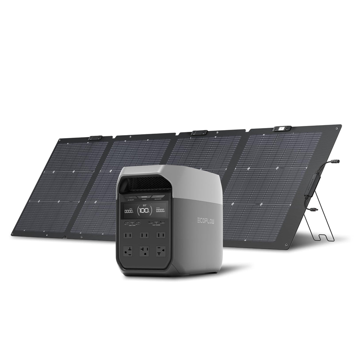 EF ECOFLOW Delta 3 portable power station ready for home backup power.