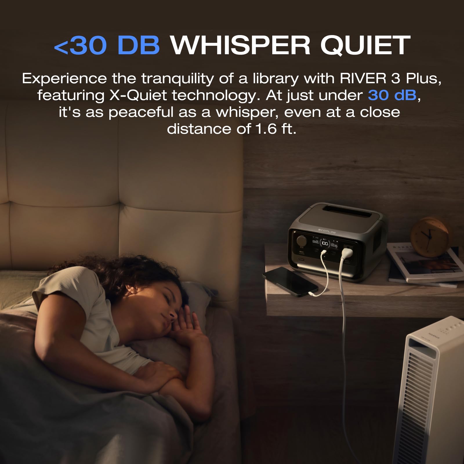 EF ECOFLOW River 3 Plus app control display enables smart charging remotely