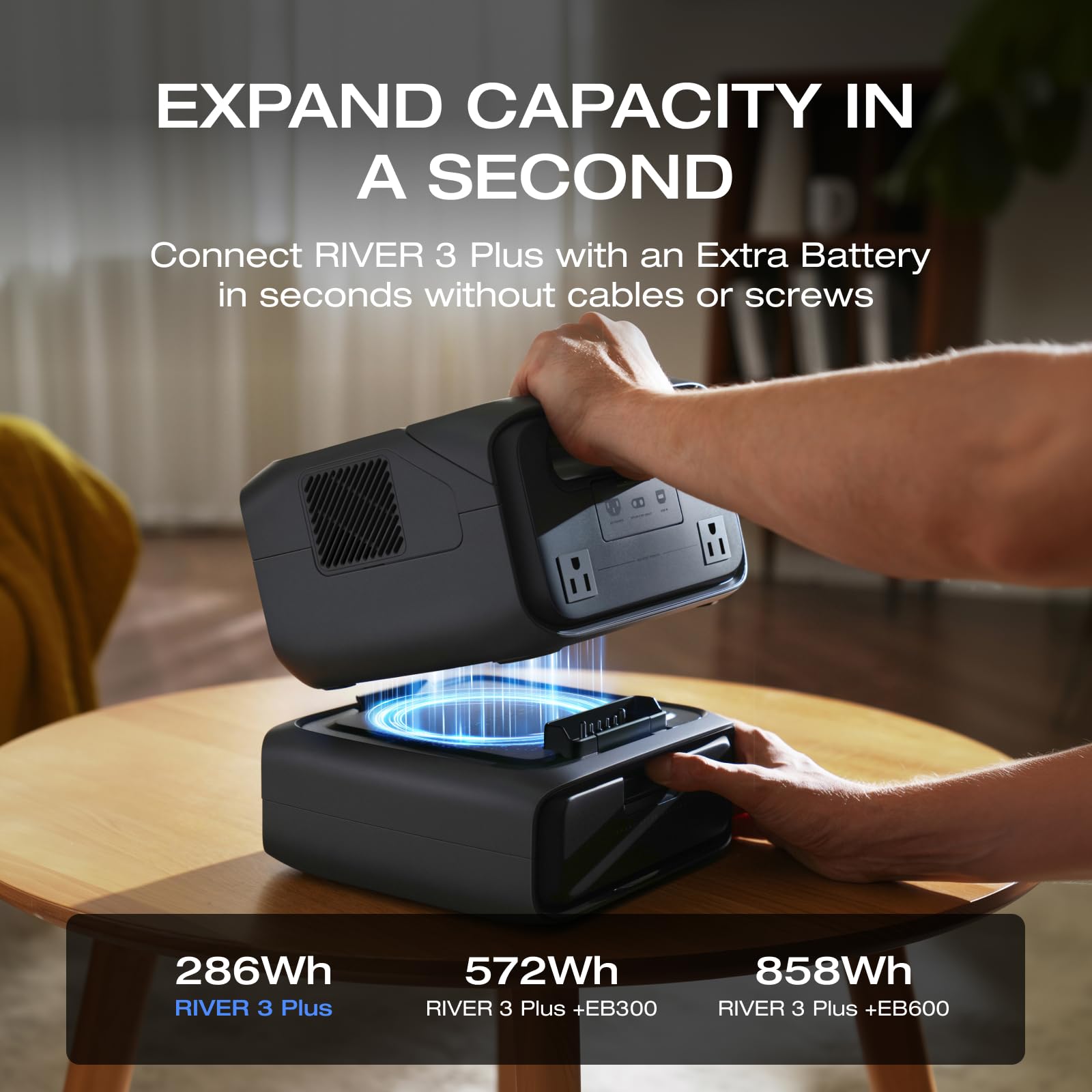 EF ECOFLOW River 3 Plus fast charging showcases quick top-ups
