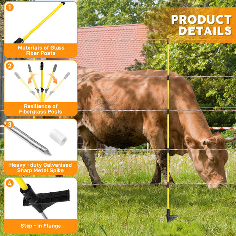 Efarmkeper lightweight fiberglass material provides strong insulation and easy handling.