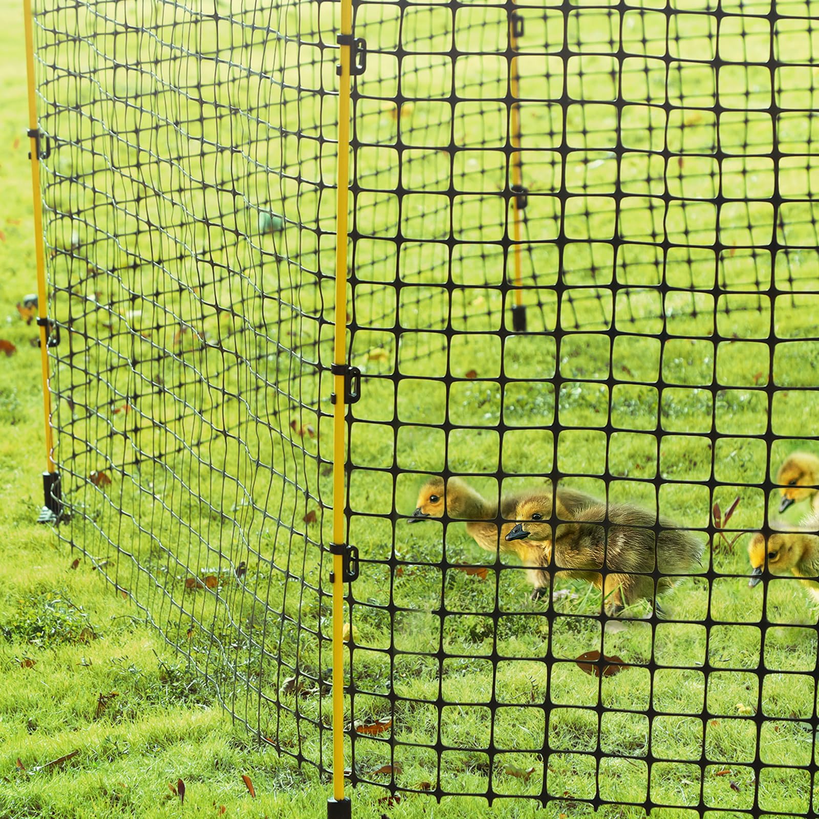 Efarmkeper multi-use fencing solution for gardens, livestock, and wildlife barriers.
