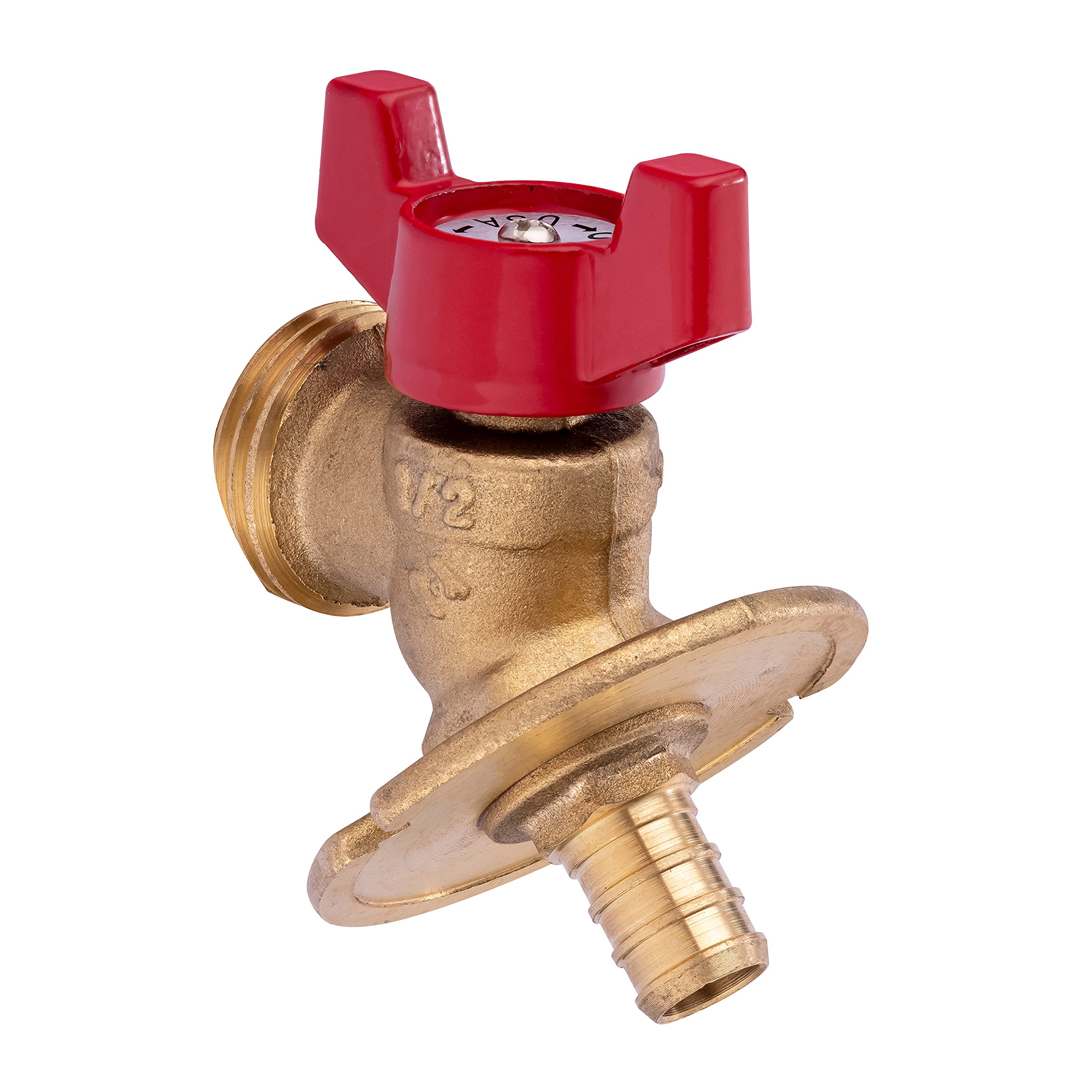 EFIELD brass body close-up showing corrosion resistance for outdoor use