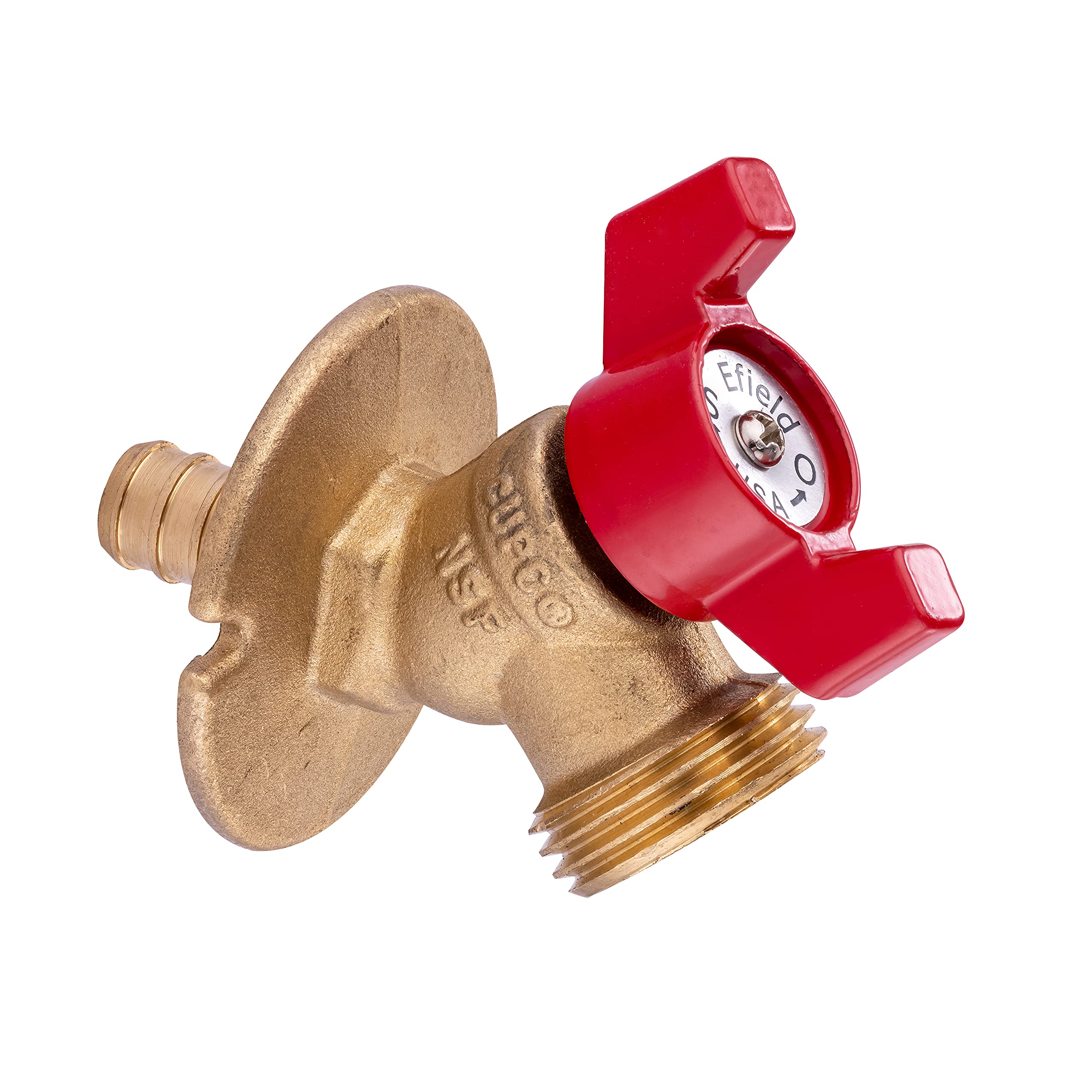 EFIELD 1/2 inch PEX inlet connection for easy outdoor plumbing