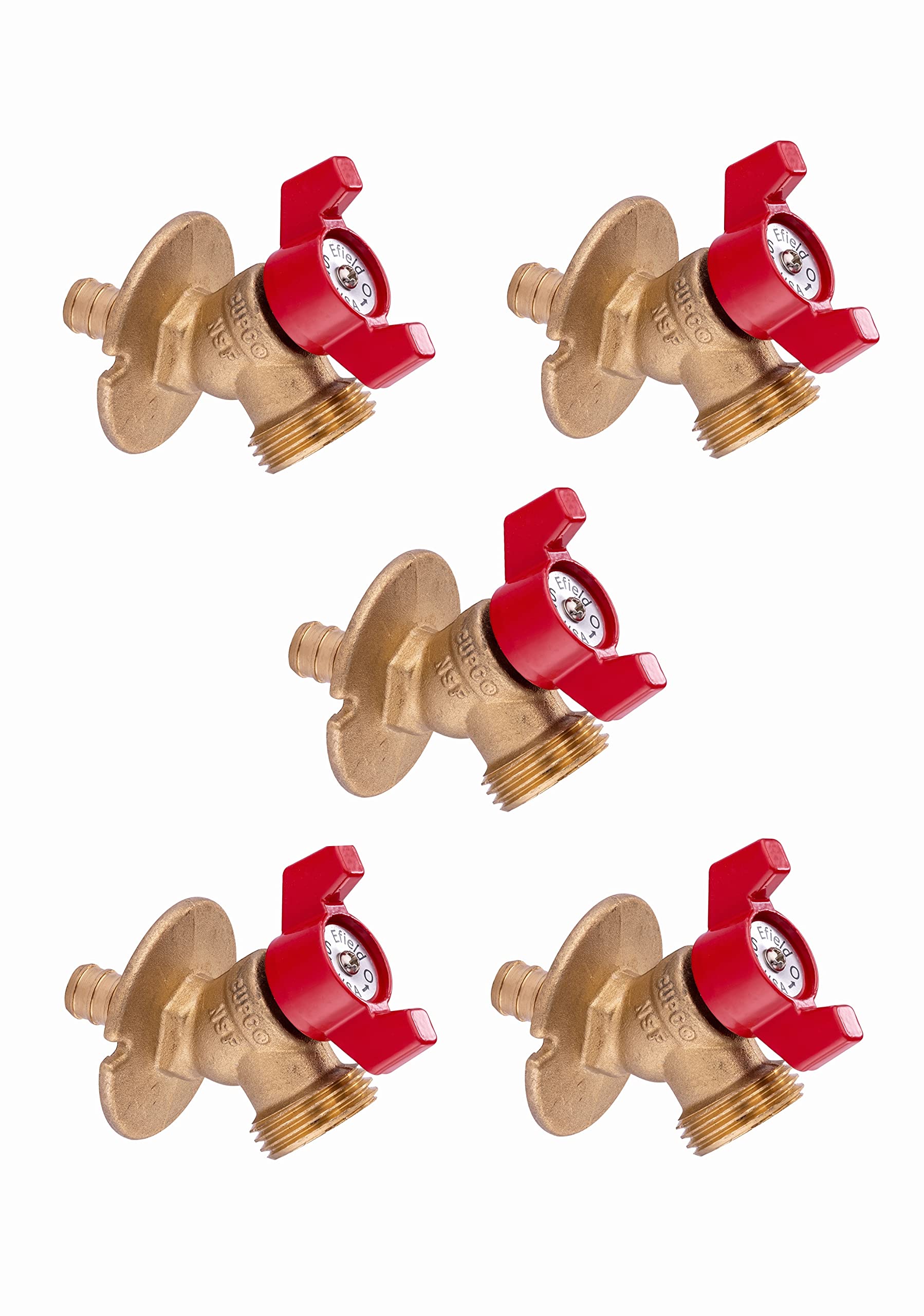 EFIELD 5 pack sillcock valve full pack for outdoor faucet setups