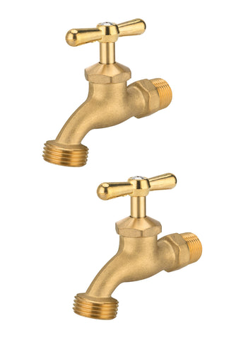 EFIELD brass outdoor bibcock valve for durable irrigation connections.