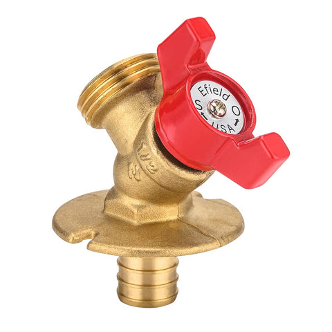 EFIELD Pex inlet connection illustrating durable plumbing interface