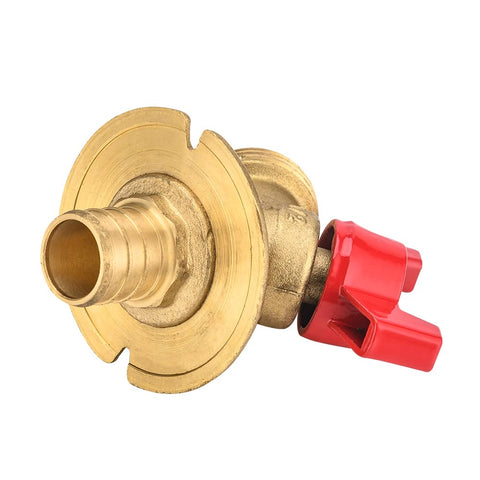 EFIELD flange-mount detail for secure outdoor faucet installation