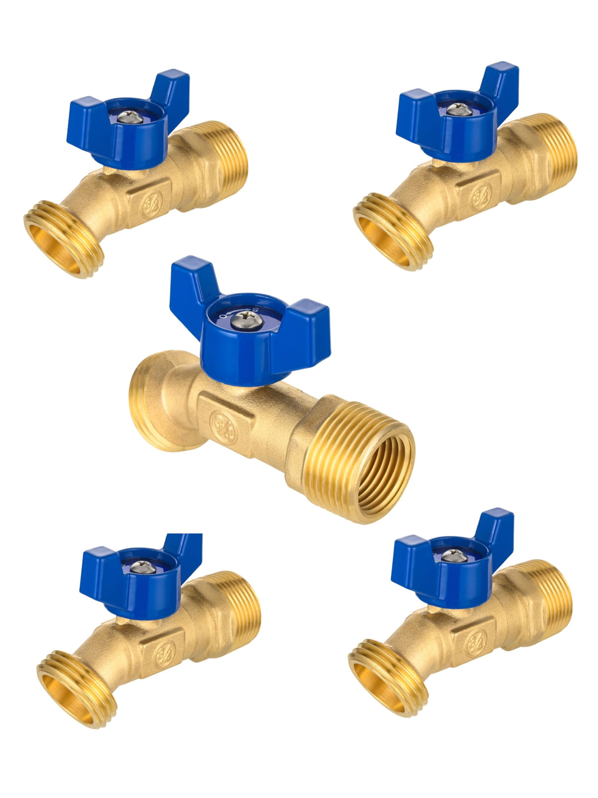 EFIELD sillcock spigot in brass for durable outdoor watering setup