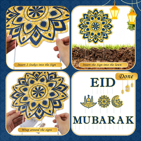 Eforcase light-up ramadan sign, adds gentle glow to evenings