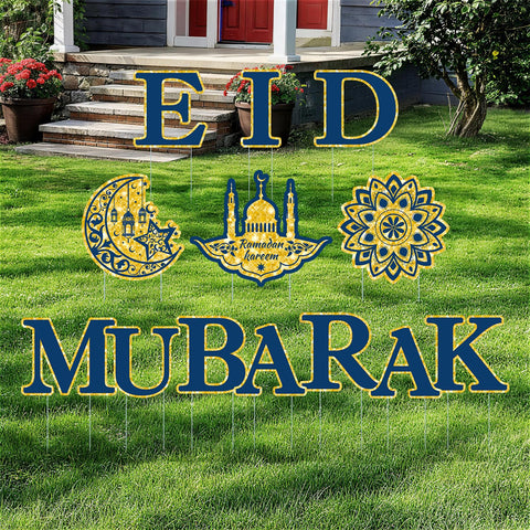 Eforcase ramadan patterns moon star for garden decor, adds elegant illumination