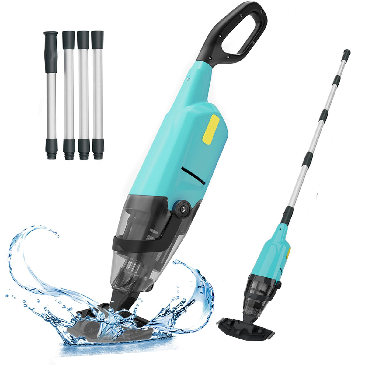 EFURDEN cordless pool cleaner handheld for fast spot cleaning in pools and spas