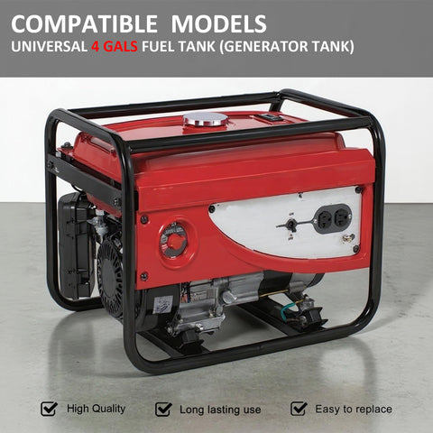 E-Gaultra Predator 3200-4375 fuel tank provides flexible generator compatibility.