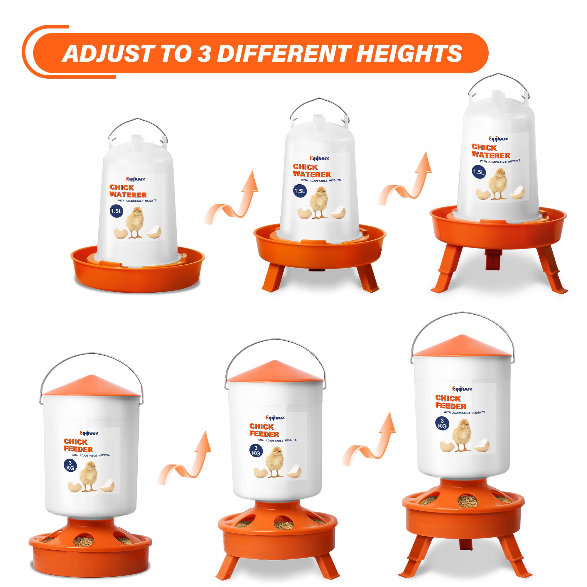 Eggluuz durable plastic construction withstands daily coop use.