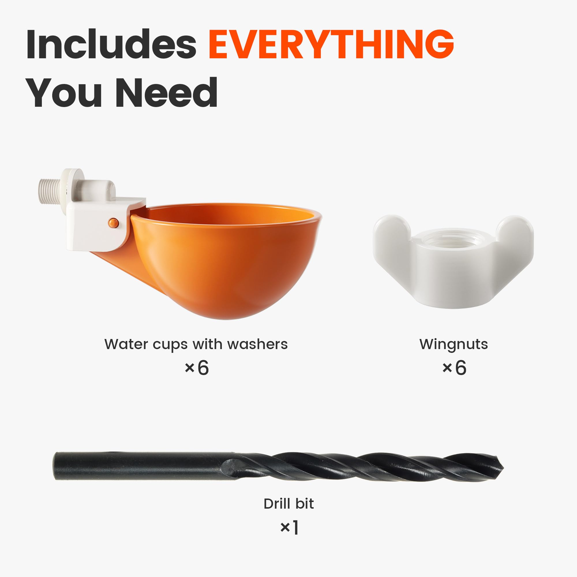 Eggluuz waterer cups leak-proof design keeps bedding dry