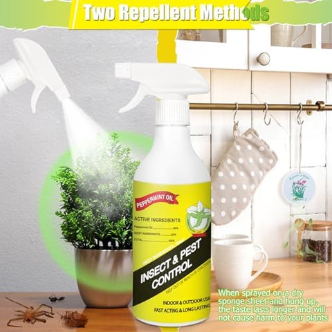 Eglagen peppermint spray used in the kitchen for pest prevention.
