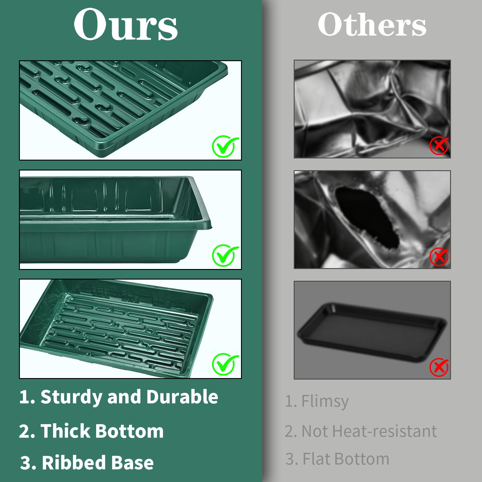 Eglotes 1017 10-pack seed trays ready for home gardening
