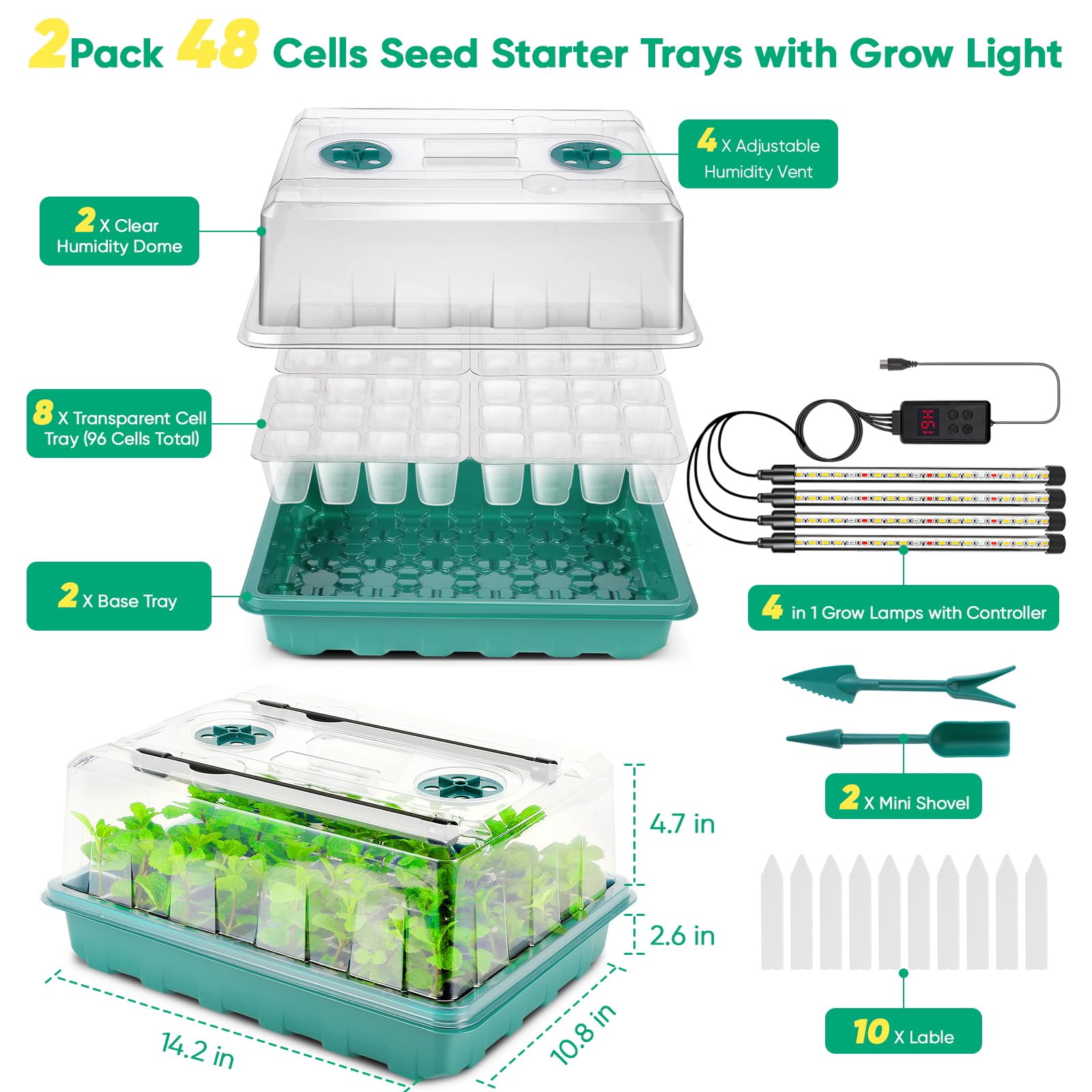 Eglotes durable, reusable seed tray designed for long-term gardening use.