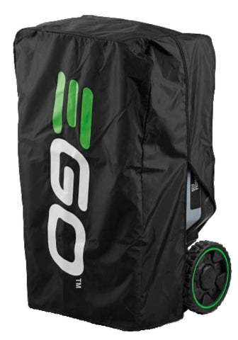 EGO CM001 protective cover shields walk-behind mower from dust and debris