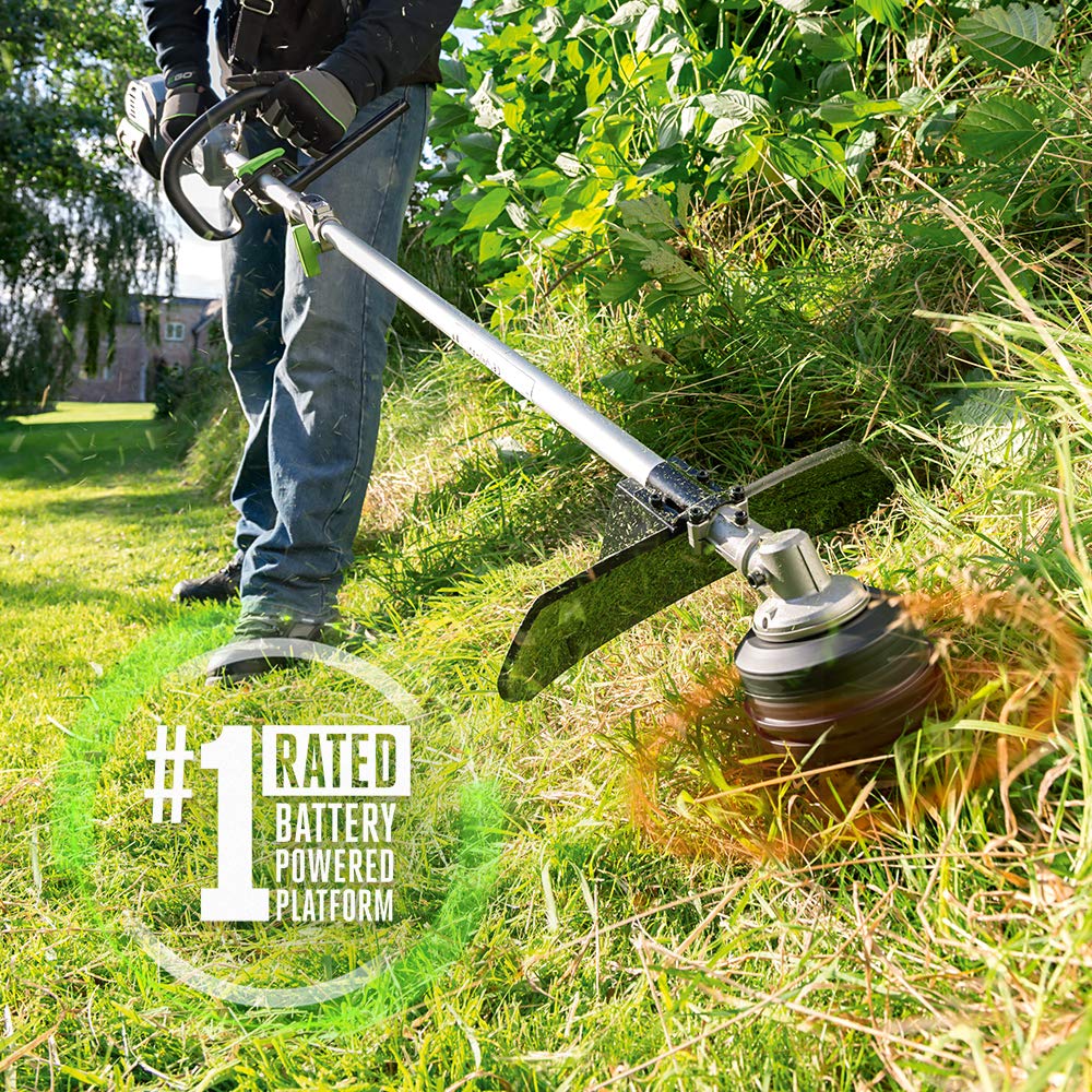 EGO MST1501 15-inch trimmer attachment ready for fast edging