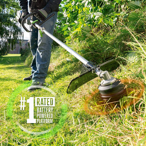 EGO MST1501 15-inch trimmer attachment ready for fast edging