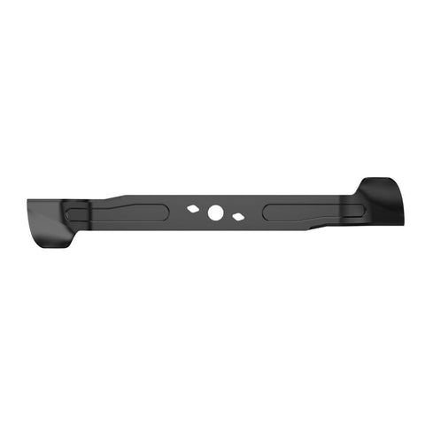 EGO Power+ lower high-lift bagging blade enhances suction to minimize clippings.