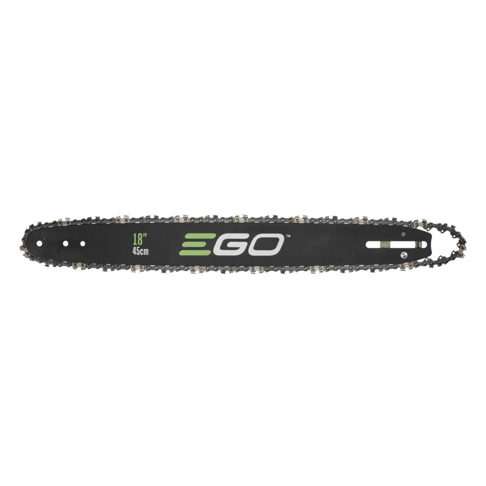 EGO Power+ 18-inch bar and chain for CS1800 with low-kickback design for safer cutting
