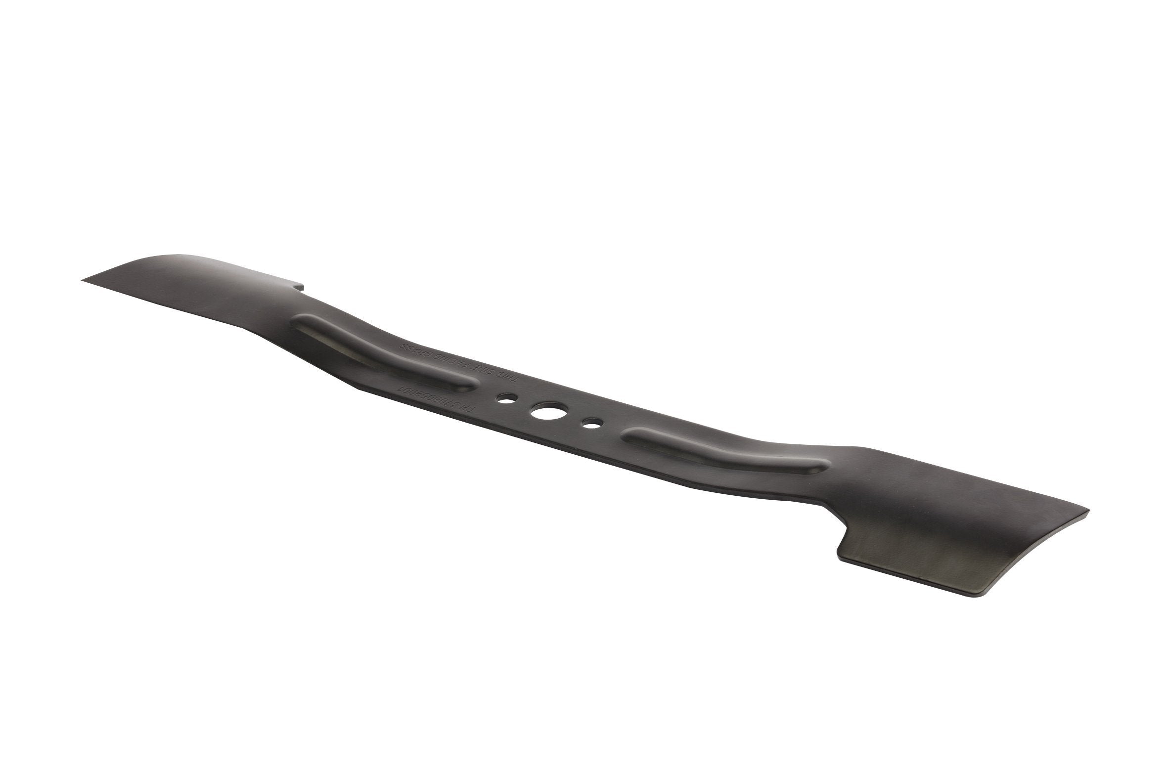 EGO Power+ 21-inch high-lift blade in pack shot, designed to improve bagging efficiency.
