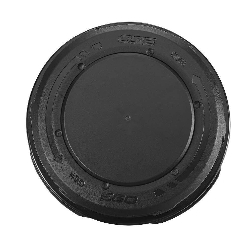EGO Power+ AH1531 free rotating bump cap image demonstrates reduced strain and longer runtime.