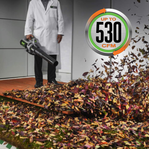 EGO Power+ blower with variable speed 250–530 CFM