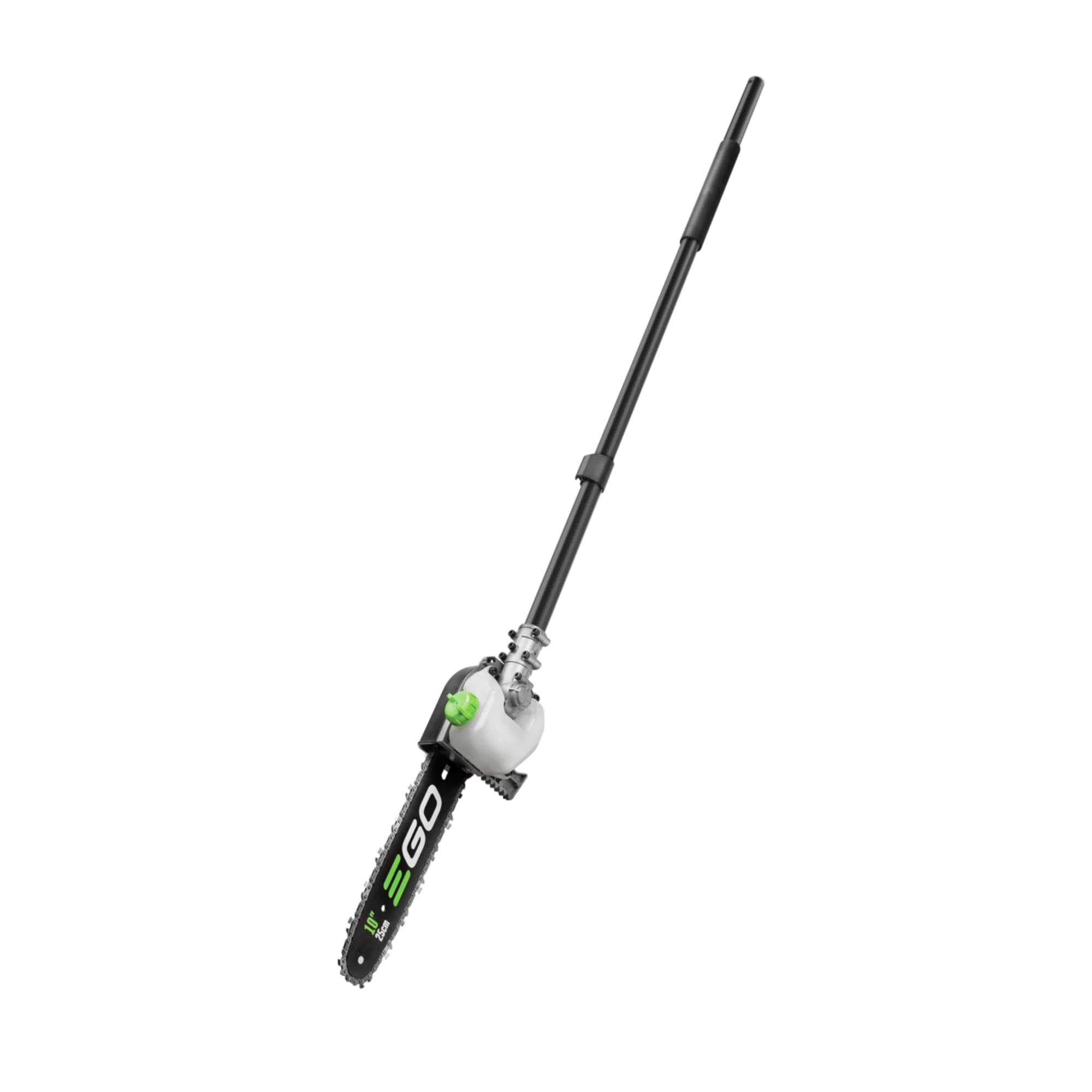 EGO Power+ carbon fiber pole saw attachment for lightweight, durable trimming.