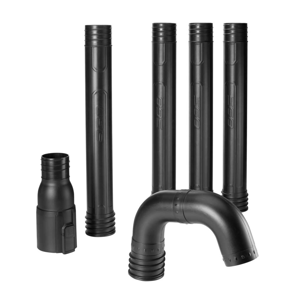 EGO Power+ gutter cleaning attachment AGC1000 attached to blower for safe debris removal.