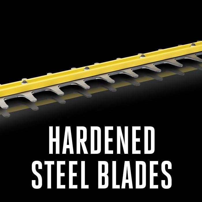 EGO Power+ 24 inch dual action blades ensure smooth, even pruning.
